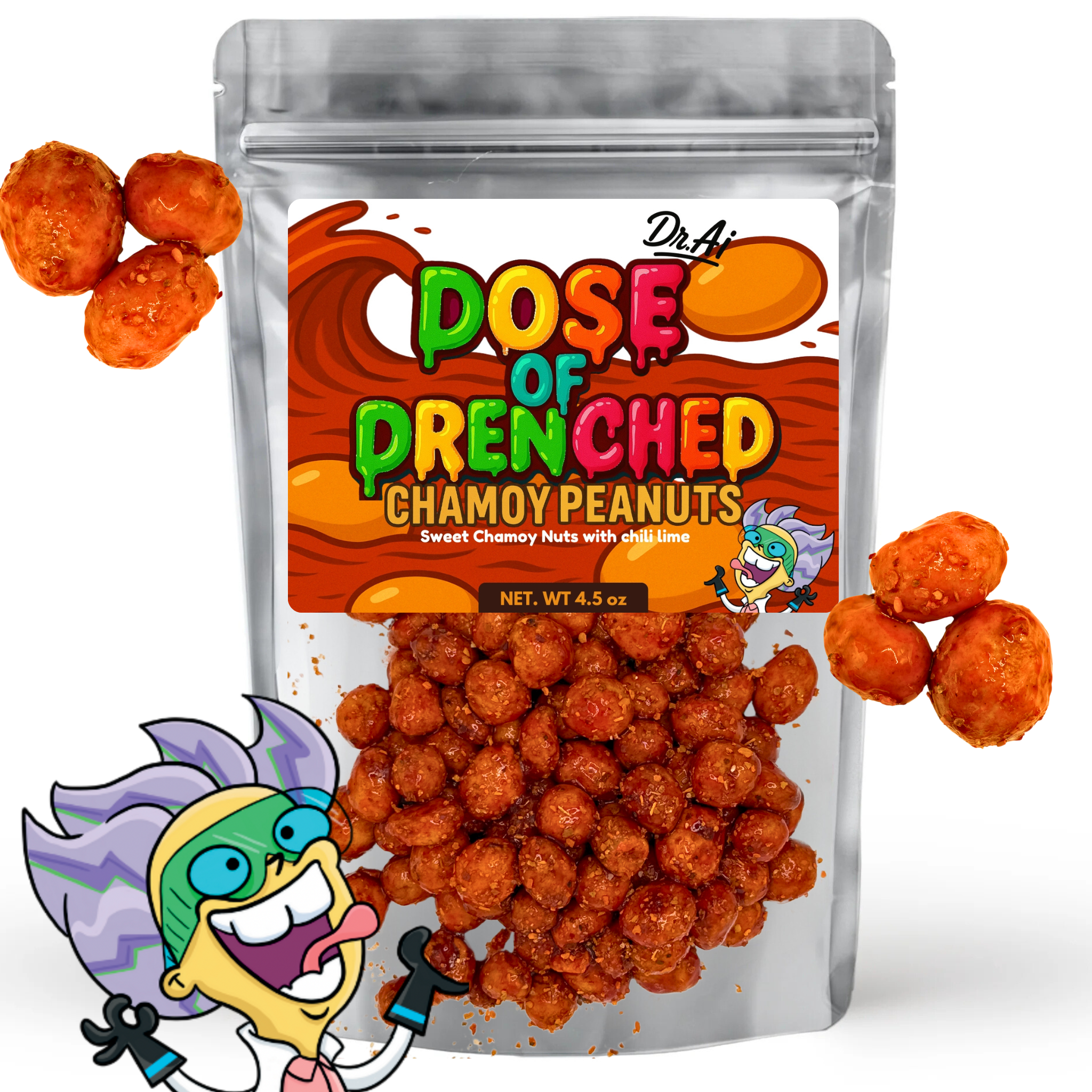 Dose of Drenched Chamoy Peanuts 4.5oz