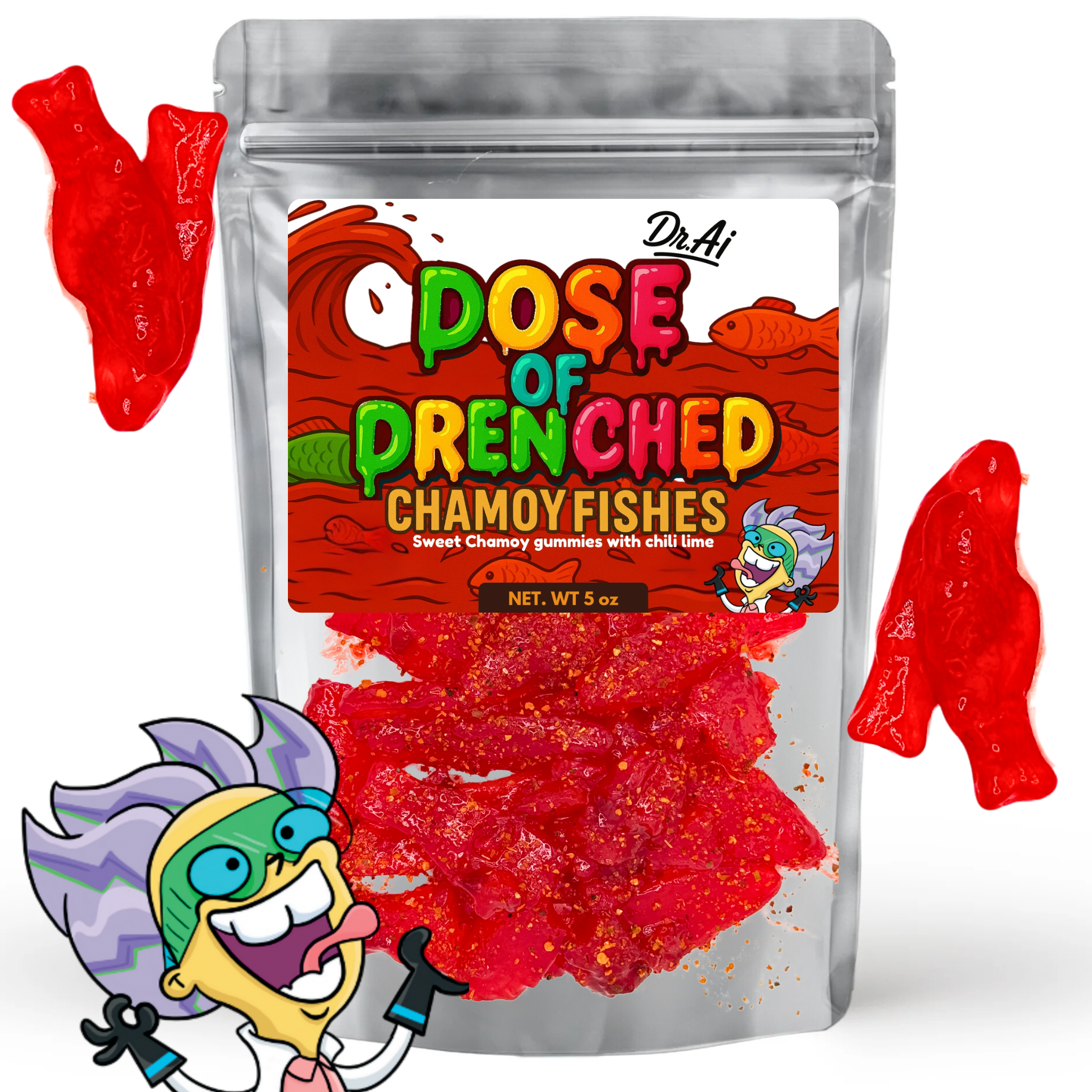 Dose of Drenched Chamoy Fishes 5oz
