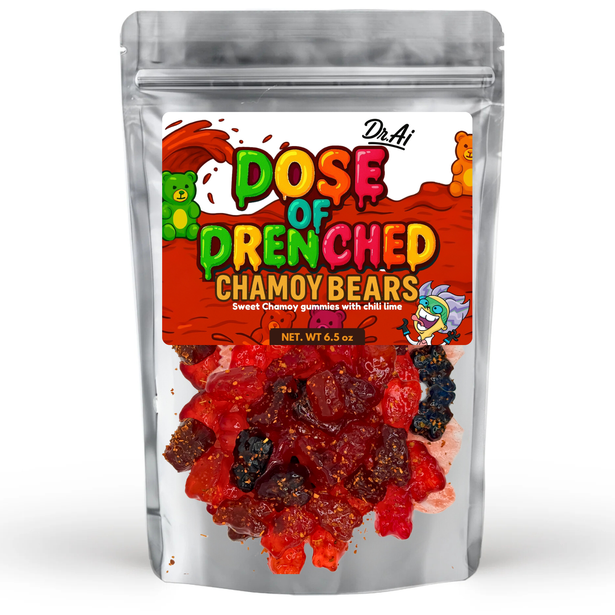 Dose of Drenched Chamoy Bears 6.5oz