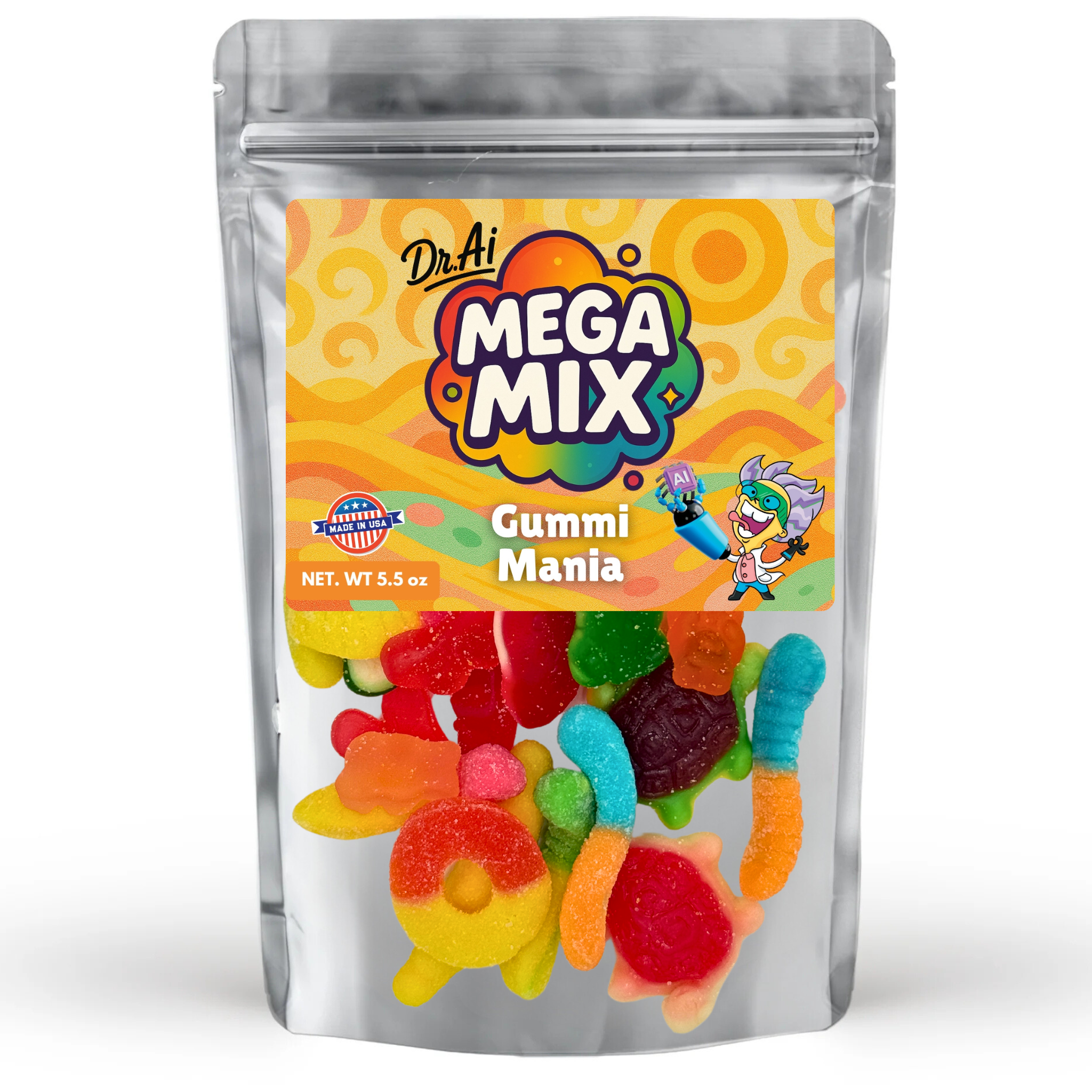 Mega Mix Gummi Mania 5.5oz