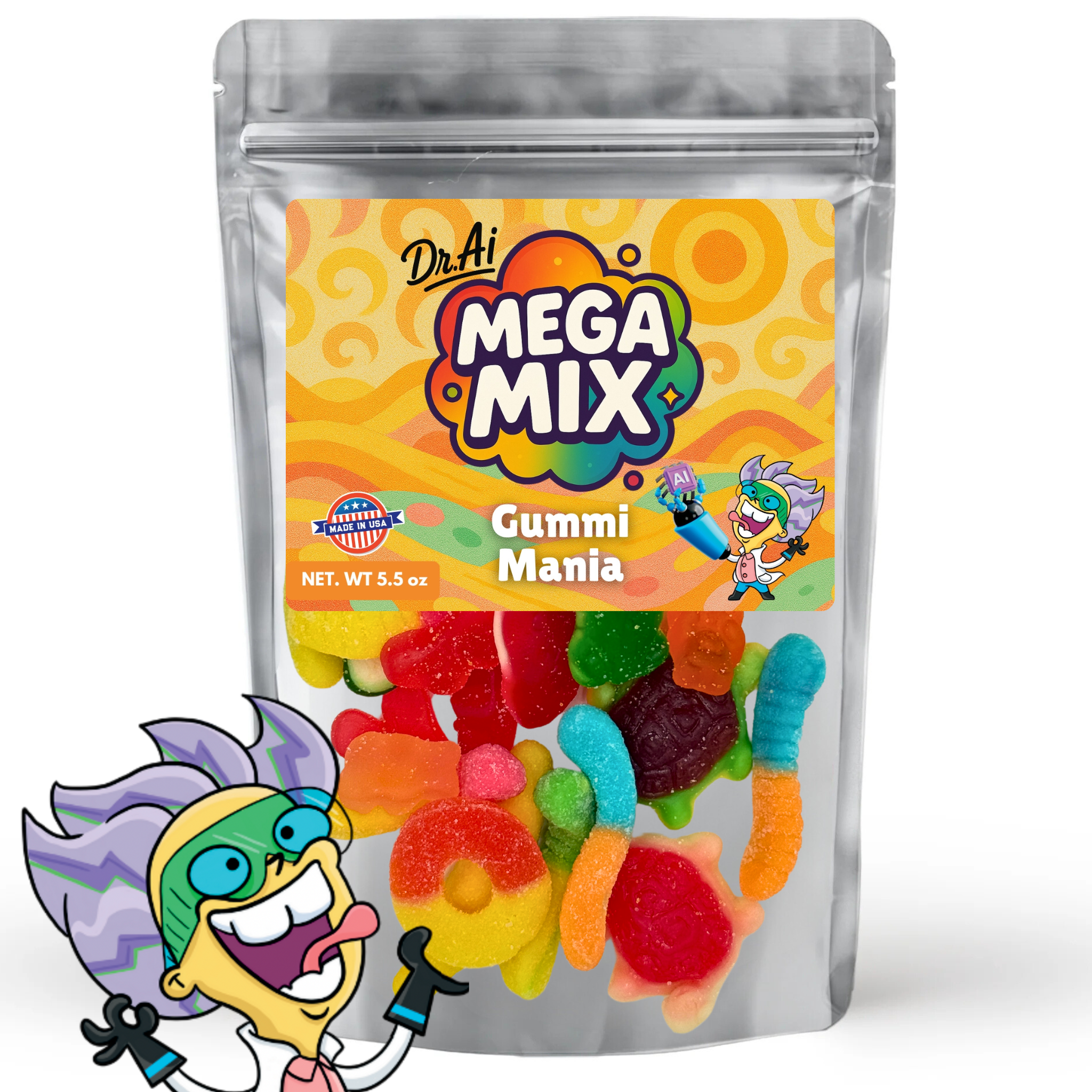 Mega Mix Gummi Mania 5.5oz