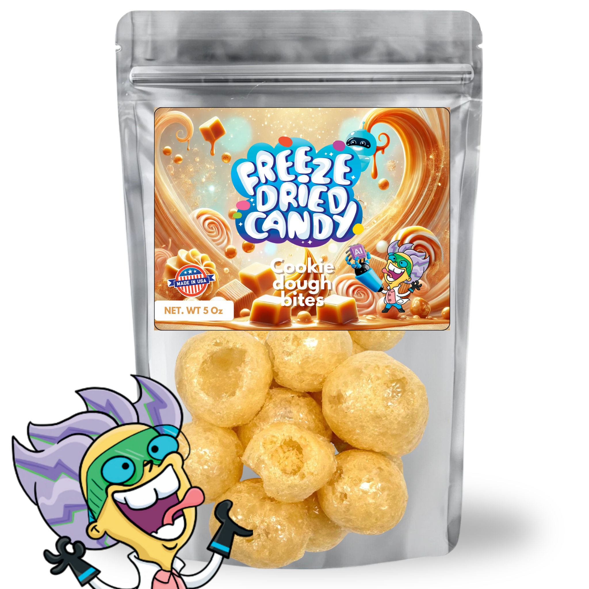 Freeze dried candy Caramel de leche Bites 5oz
