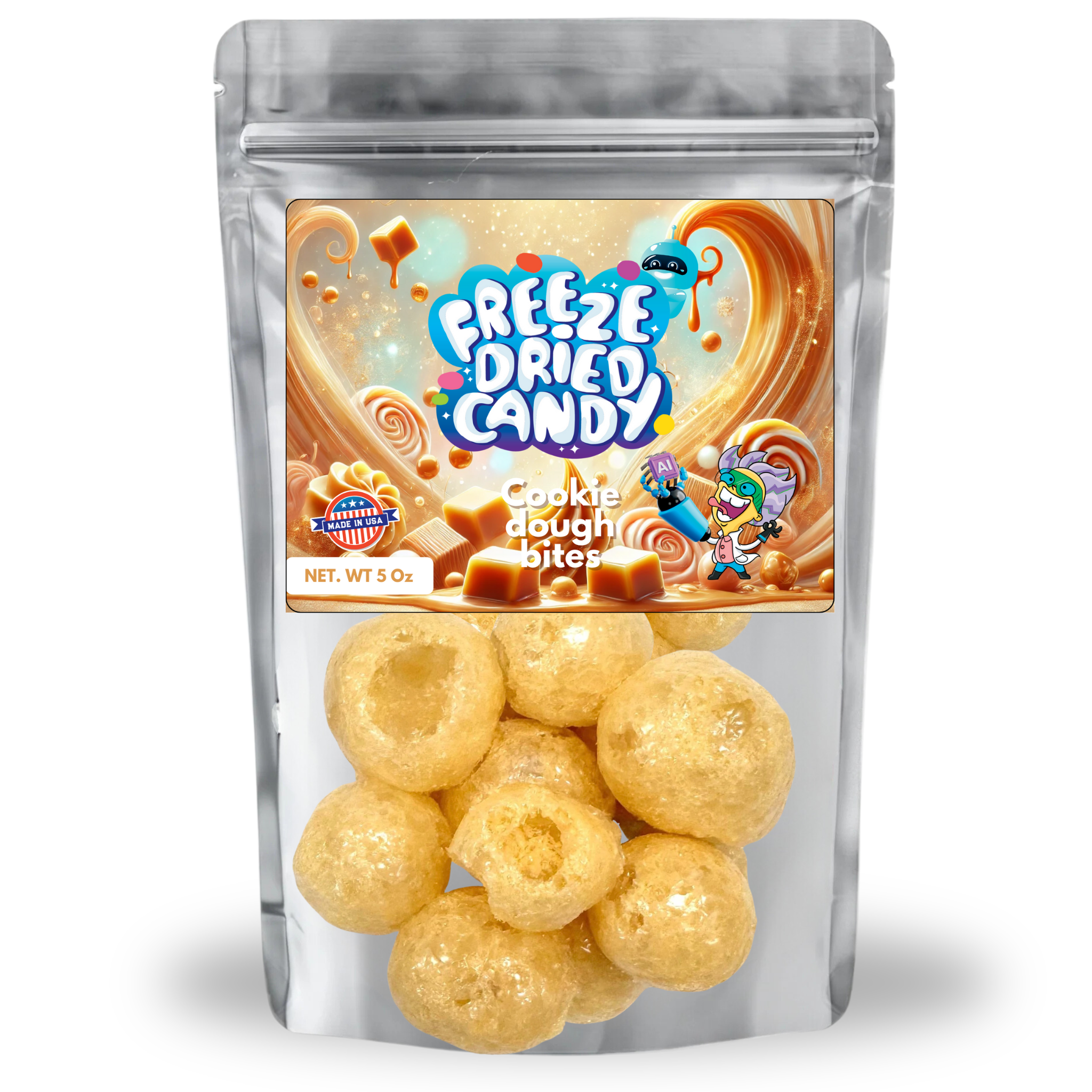 Freeze dried candy Caramel de leche Bites 5oz